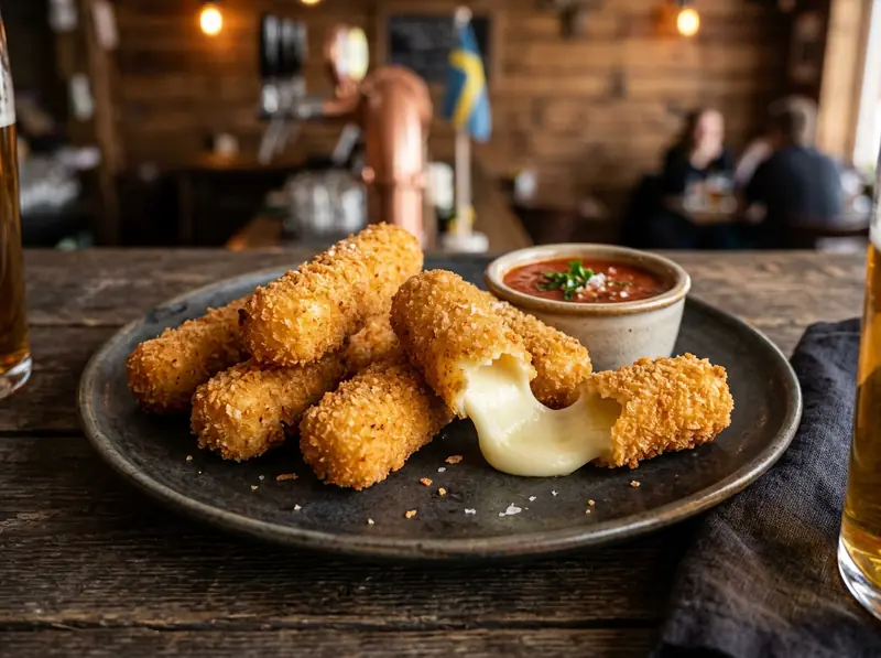 Mozzarellasticks – The Father Sportbar & Restaurang, Årjäng